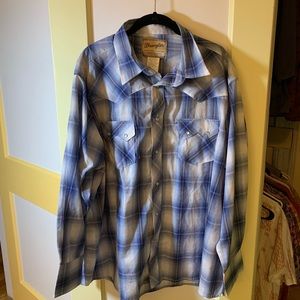 Wrangler Western Snap Shirt 2X